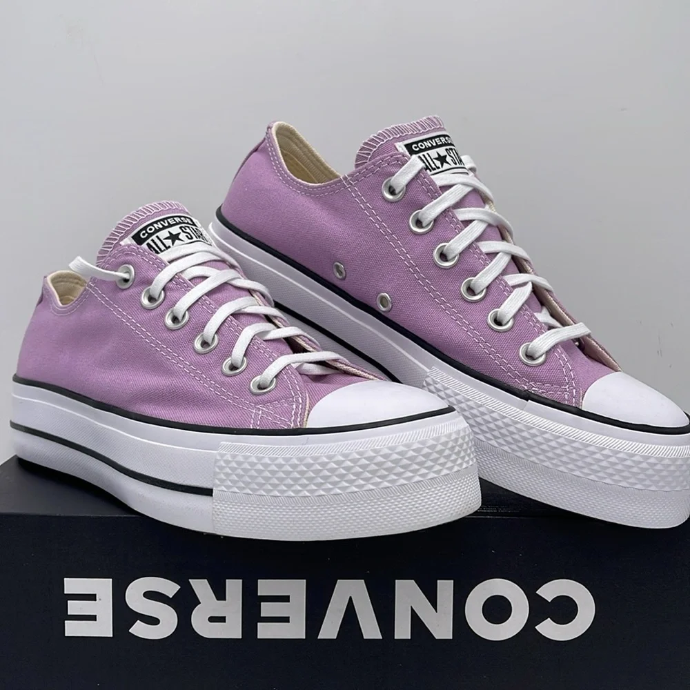Converse WMNS A09394F CTAS LIFT OX CLASSIC AMETHYST/WHITE/BLACK Platforms Snkrs
